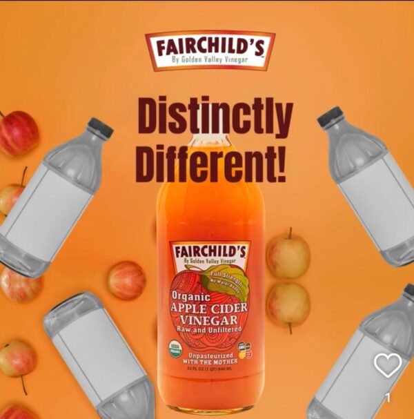 Fairchild's Raw Organic Apple Cider Vinegar | Unfiltered With Mother - Image 4