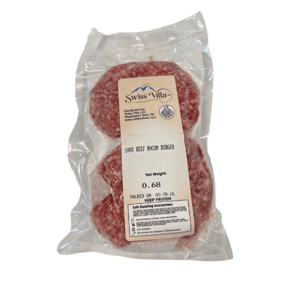 Beef Bacon Burgers