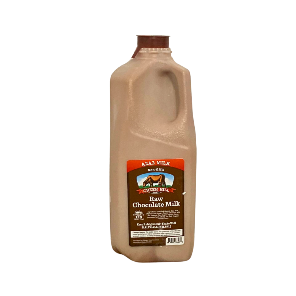 Raw Grass Fed Chocolate Milk 100% A2/A2 | Creek Hill