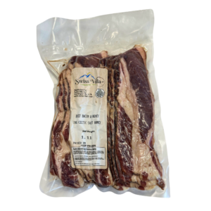 Uncured Beef Bacon 100% Grass Fed | Naturally Smoked | 1lb